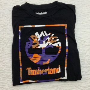 Timberland Kids Black Graphic T-Shirt
